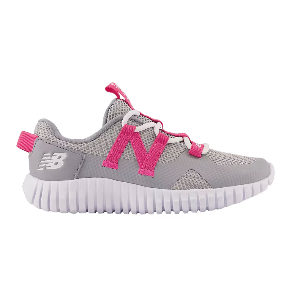 New Balance Playgruv v2 Bungee Little Kid Grey Hi-Pink