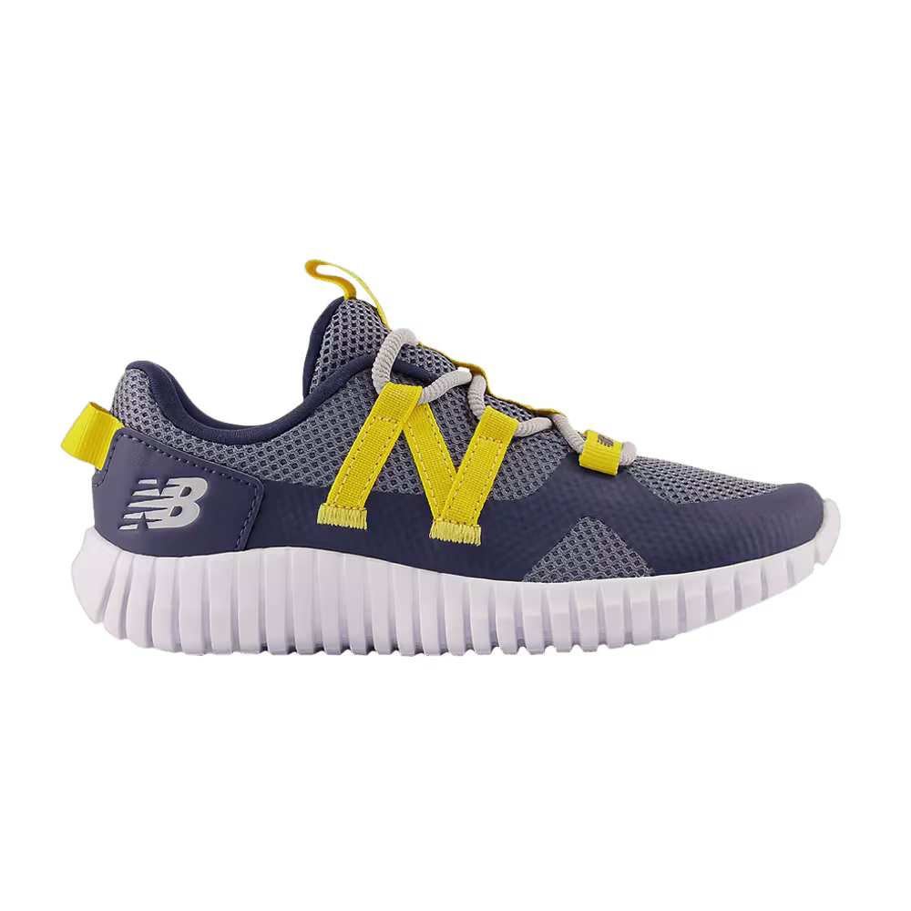 New Balance Playgruv v2 Bungee Little Kid Wide Blue Honeycomb