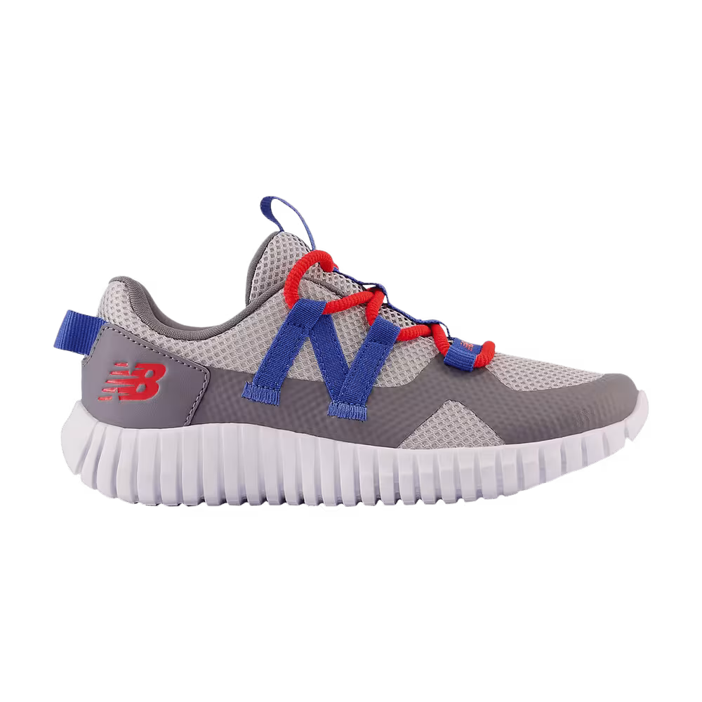New Balance Playgruv v2 Bungee Little Kid Wide Grey True Red
