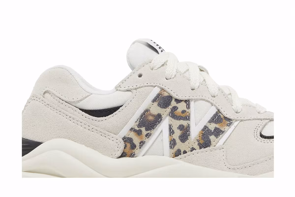 New Balance Women's 57/40 Sea Salt Leopard, view 3