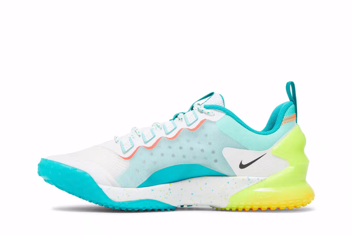 Nike Force Zoom Trout LTD TF White Aurora Green Volt, view 4
