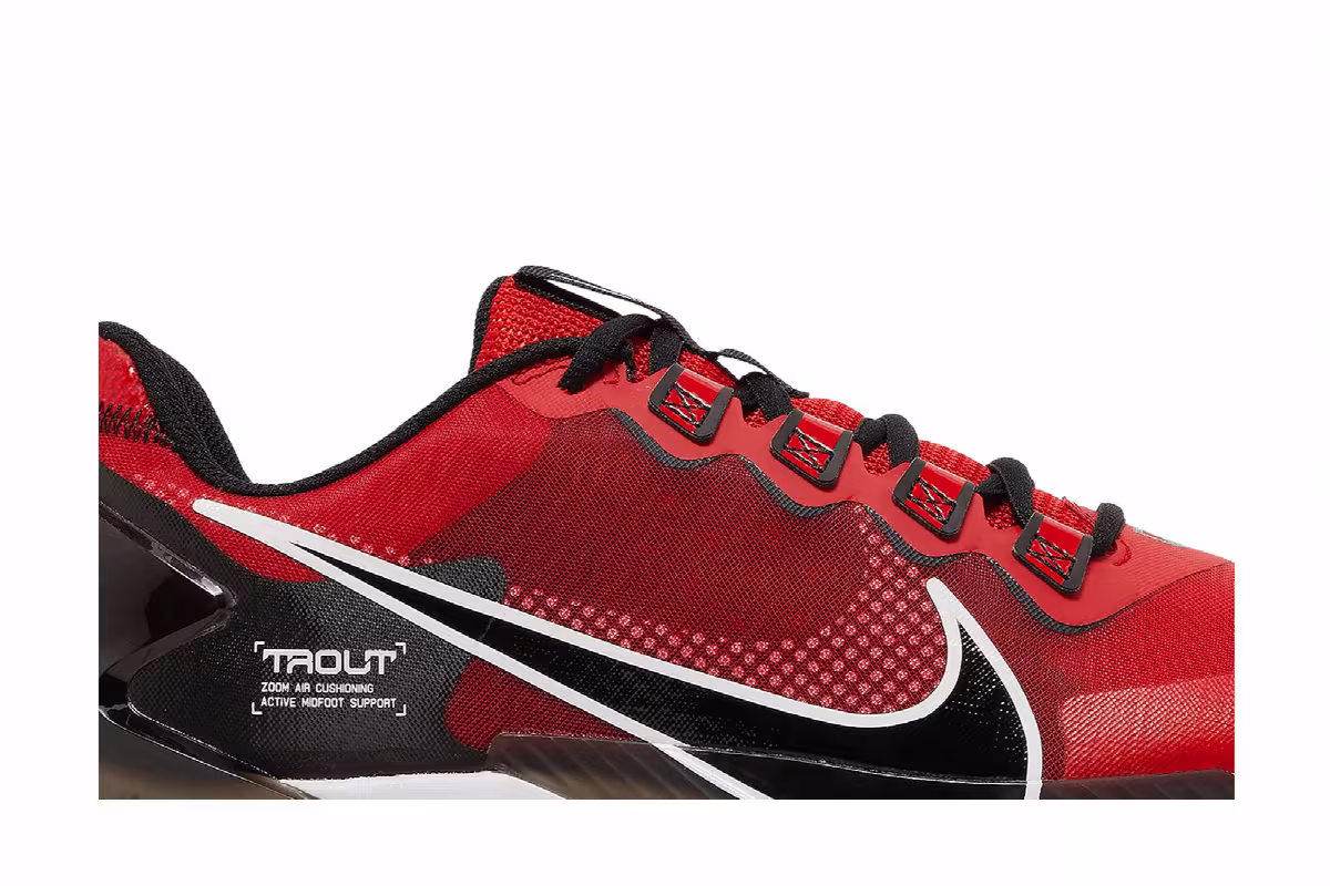 Nike Force Zoom Trout LTD TF University Red, view 3