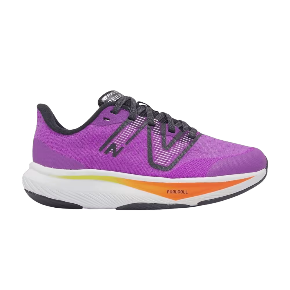 New Balance Fuelcell Rebel V3 Little Kid Wide Purple Black