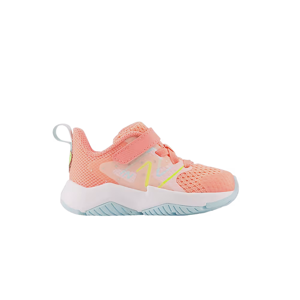 New Balance Rave Run v2 Bungee Lace Toddler Grapefruit Hi-Lite