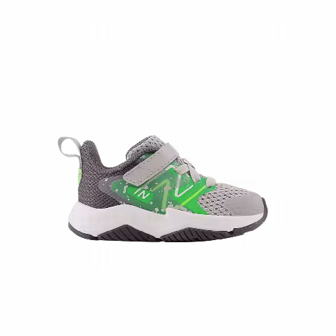 New Balance Rave Run v2 Bungee Lace Toddler Wide 'Raincloud Pixel Green'