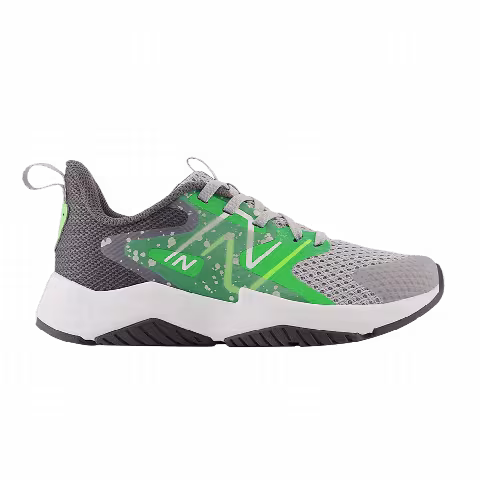 New Balance Rave Run v2 Big Kid X-Wide 'Raincloud Pixel Green'
