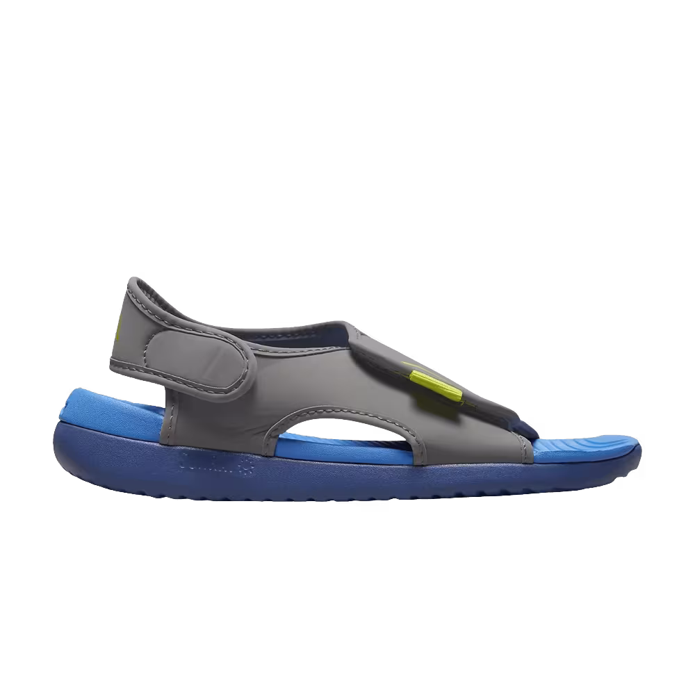 Nike Sunray Adjust 5 V2 GS Flat Pewter Light Photo Blue