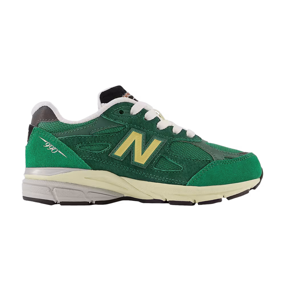 Teddy Santis x New Balance 990v3 Little Kid Green Gold