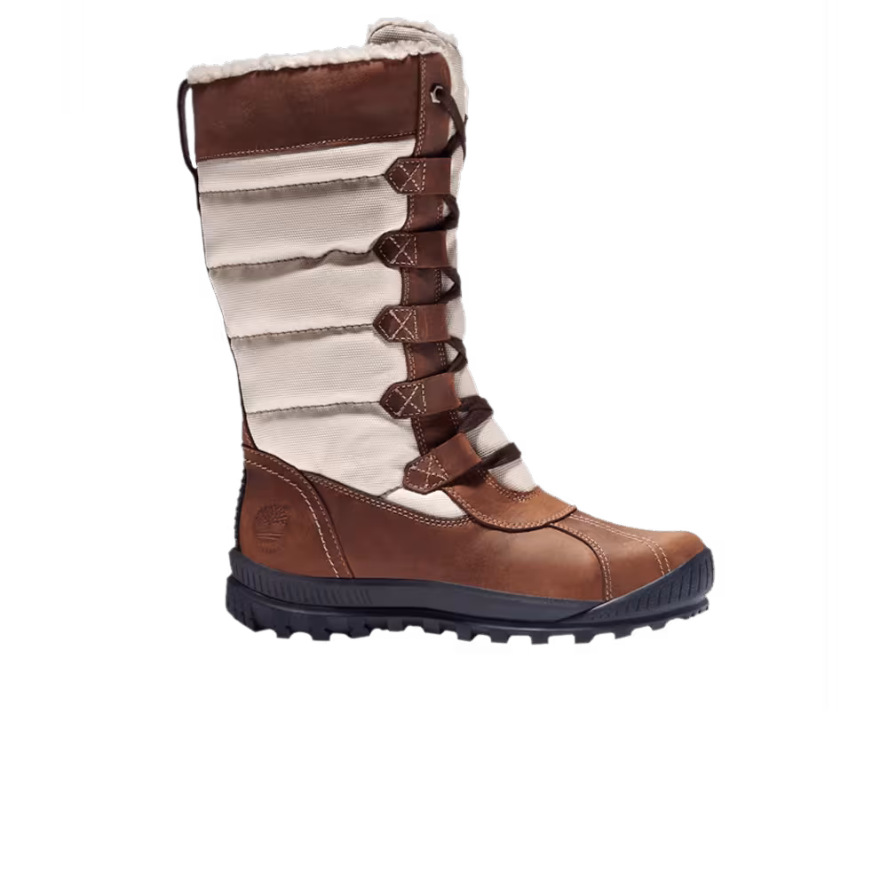 Timberland Women's Mt. Hayes Tall Waterproof Boot Brown Full-Grain