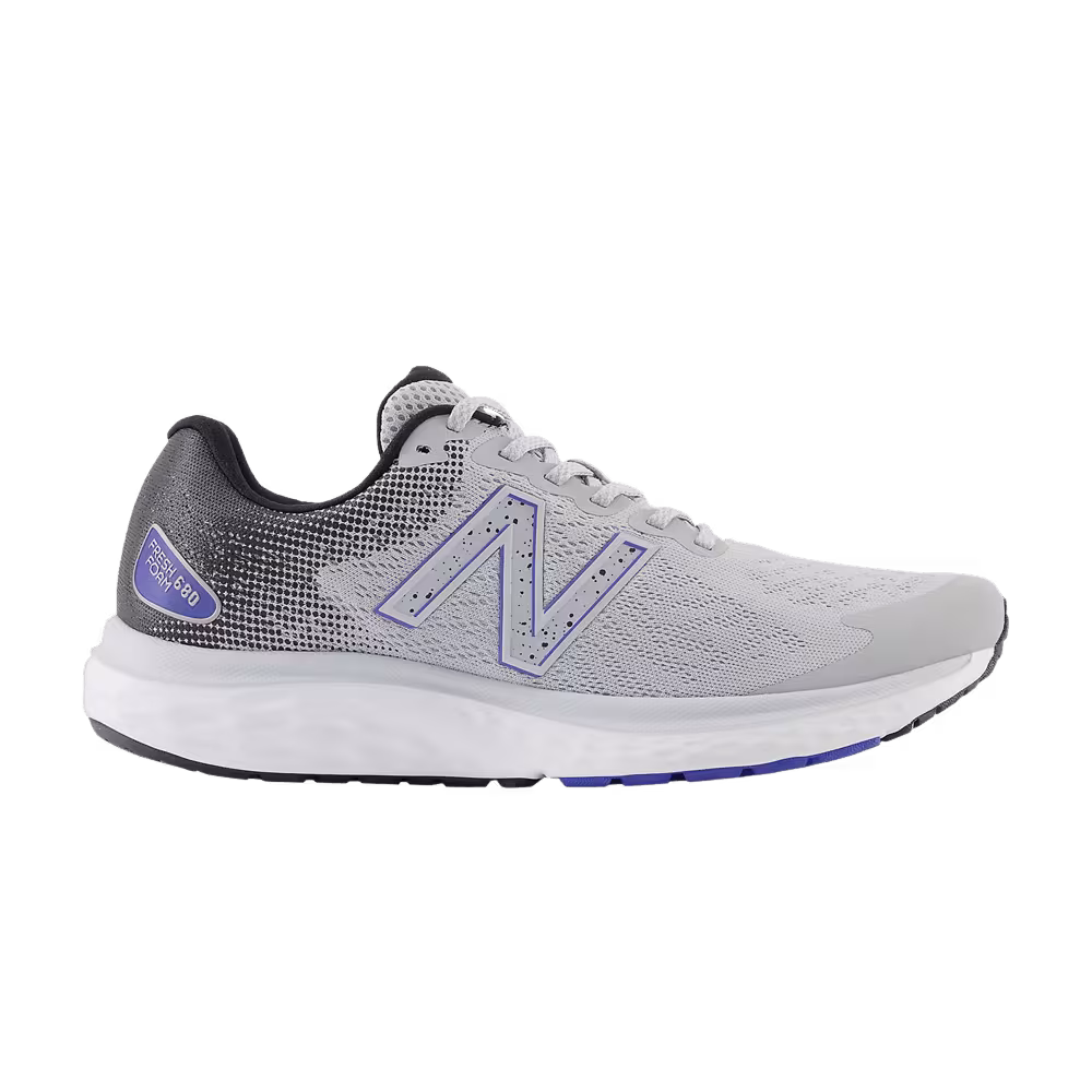 New Balance Fresh Foam 680v7 4E Wide Aluminum Grey Marine Blue