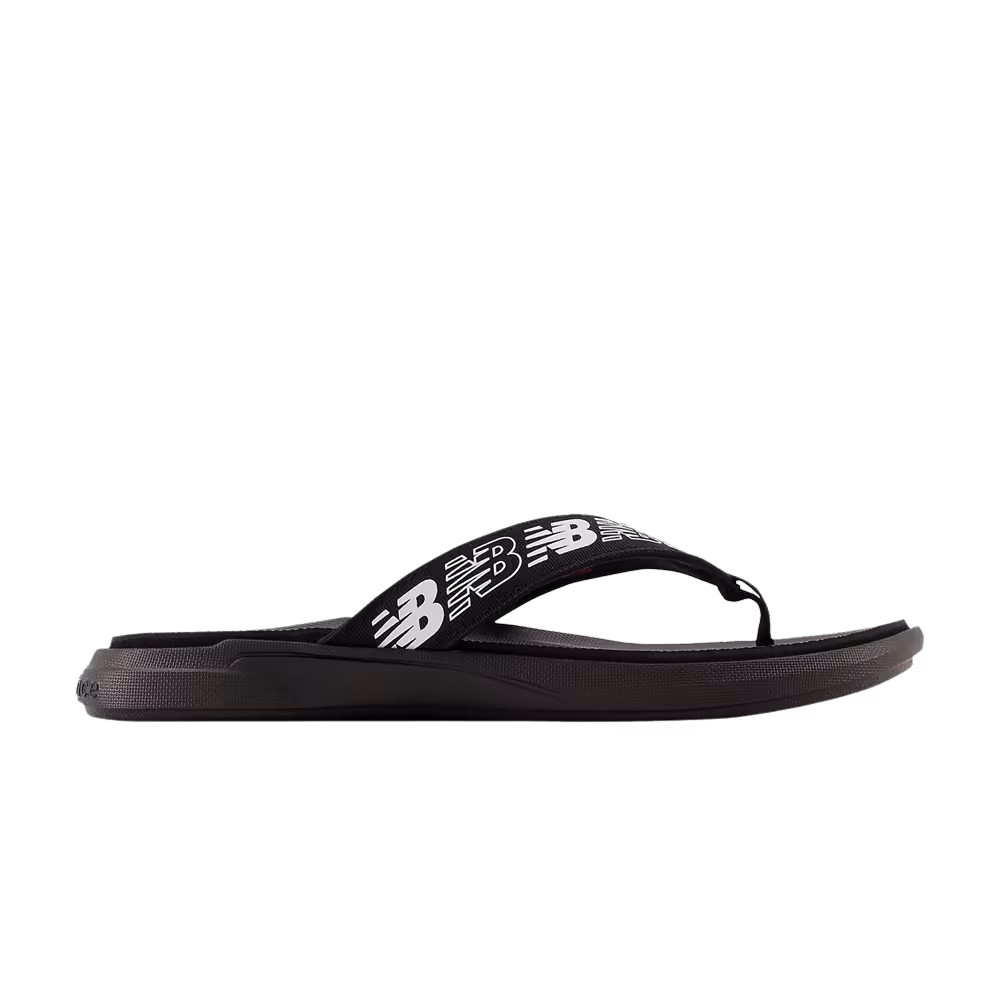 New Balance Women's 340 Slide Black White