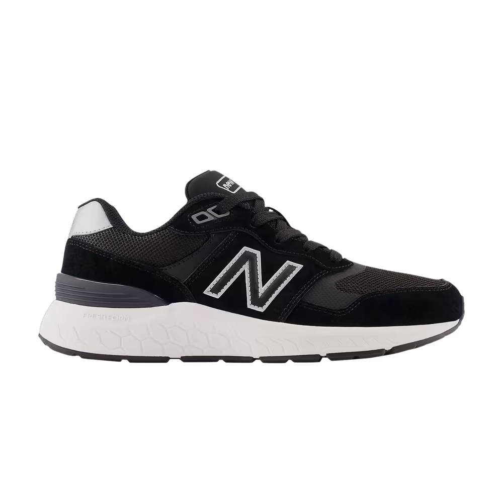 New Balance Women's Fresh Foam 880v6 Wide Black Metallic Silver