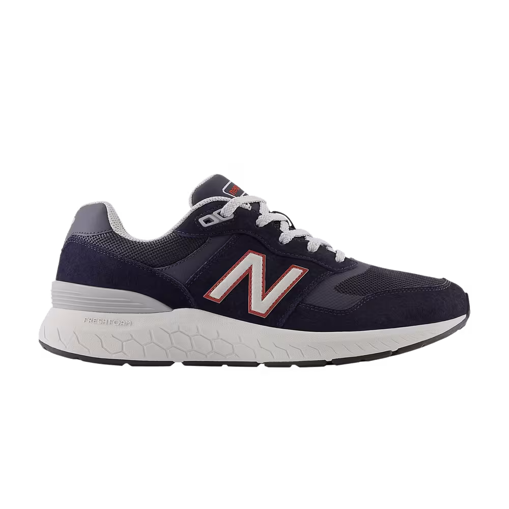 New Balance Fresh Foam 880v6 2E Wide Eclipse Blue Red Brick Earth