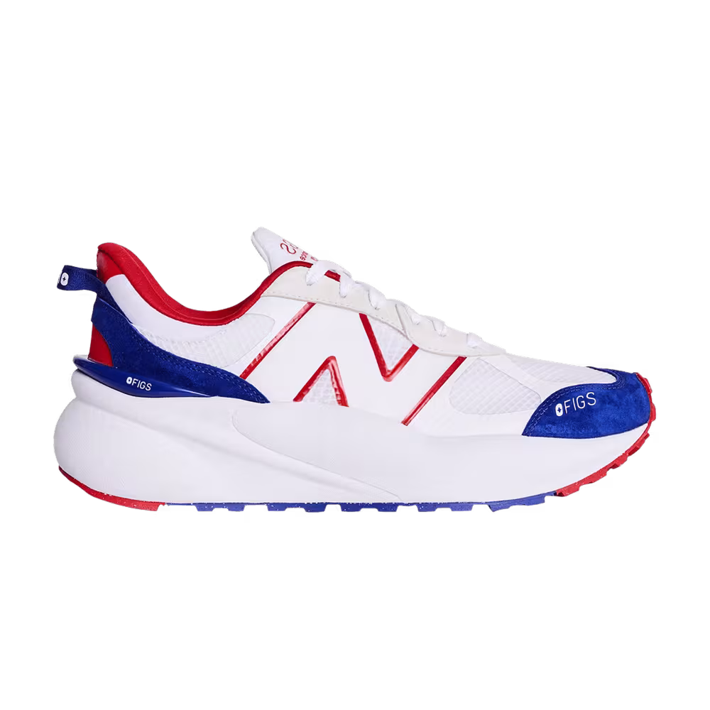 FIGS x New Balance 3447 White Winning Blue