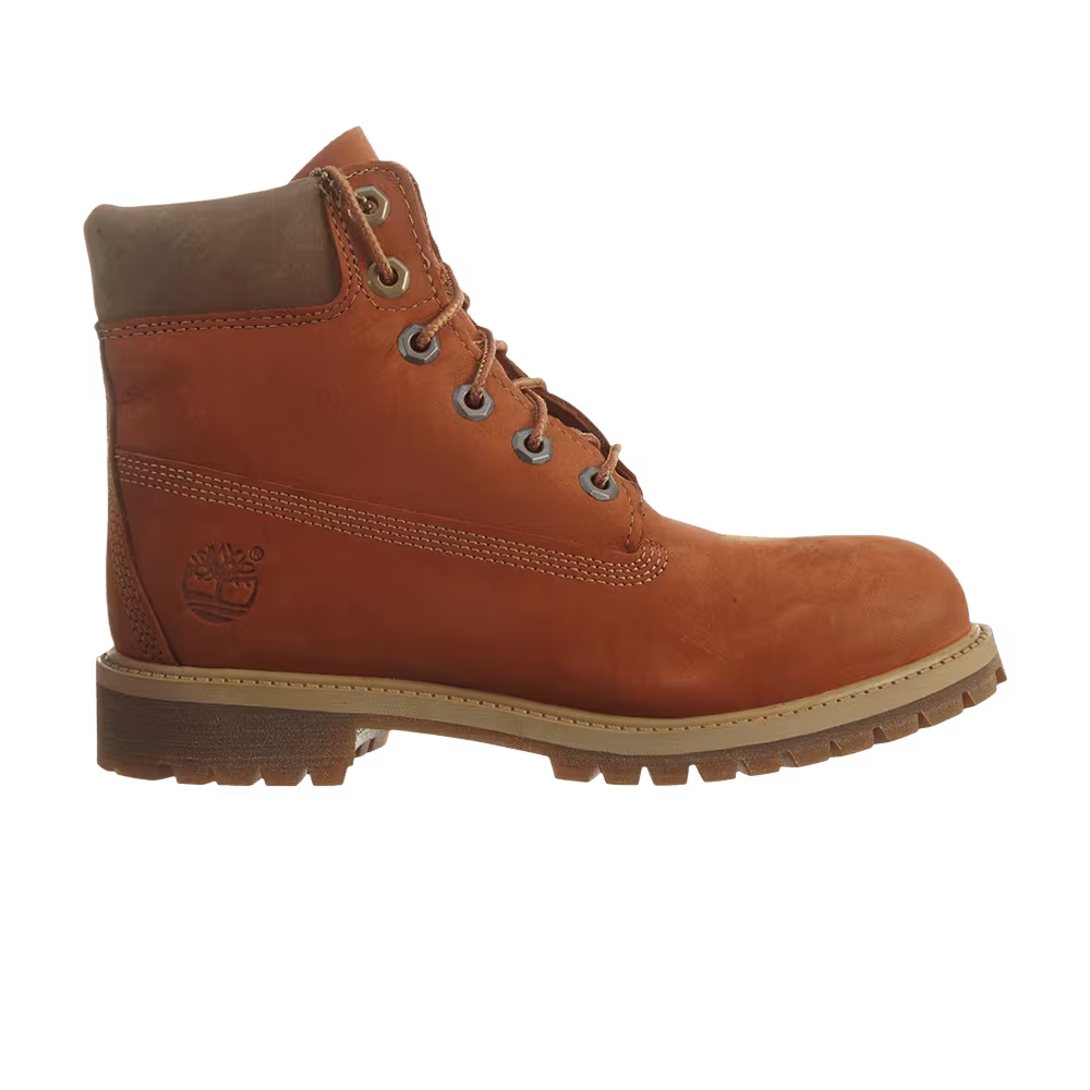 Timberland 6-Inch Premium Boots GS Dark Orange