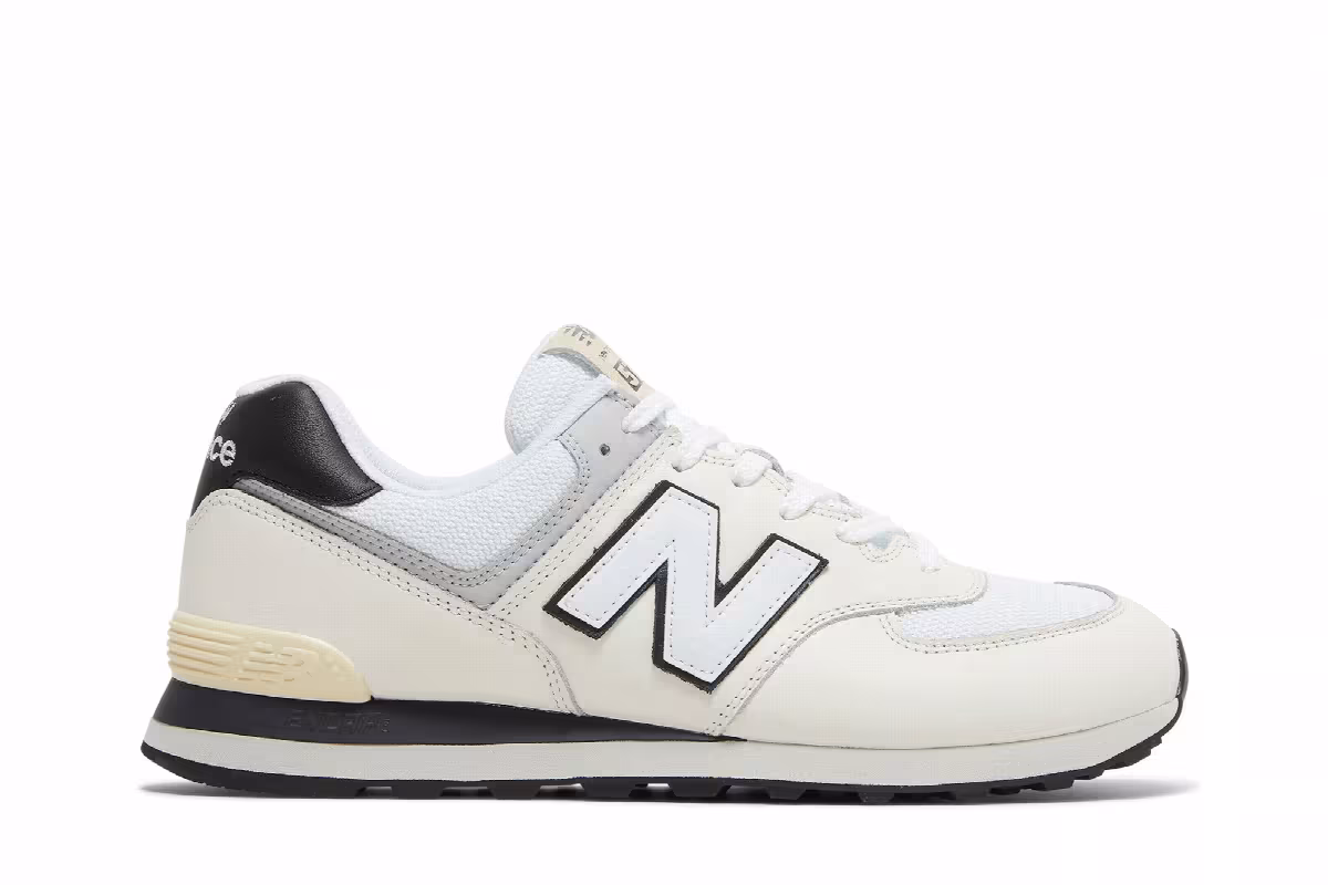 New Balance 574 White Sea Salt, view 2