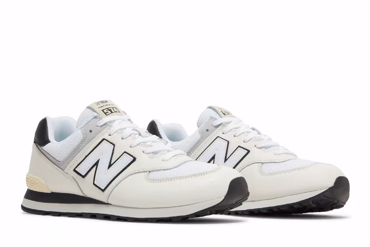 New Balance 574 White Sea Salt, view 9