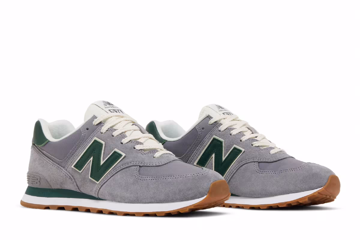 New Balance 574 Grey Green, view 9