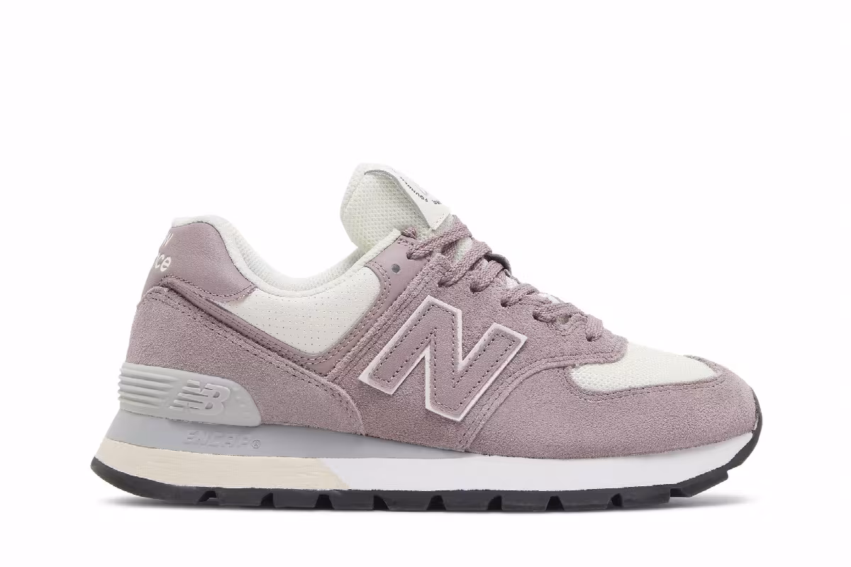 New Balance Women's 574 Rugged Pink, view 2
