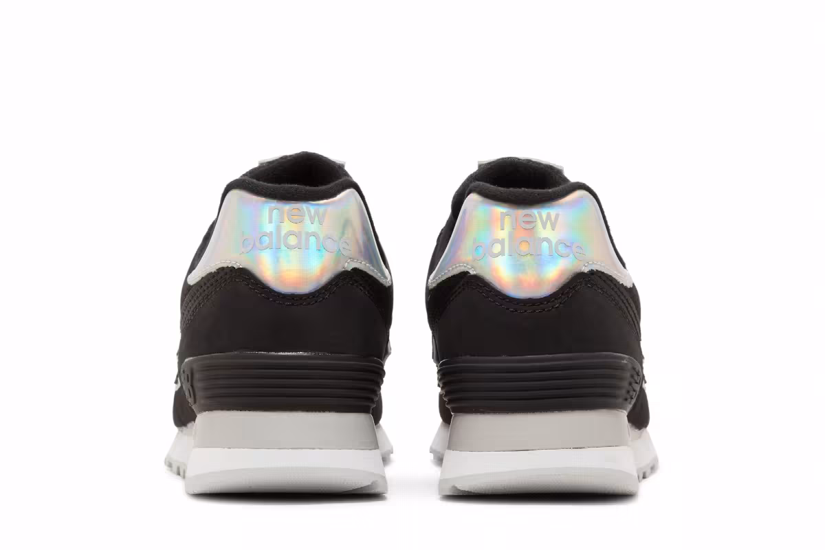 New Balance Women's 574 Black Rain Cloud, view 7