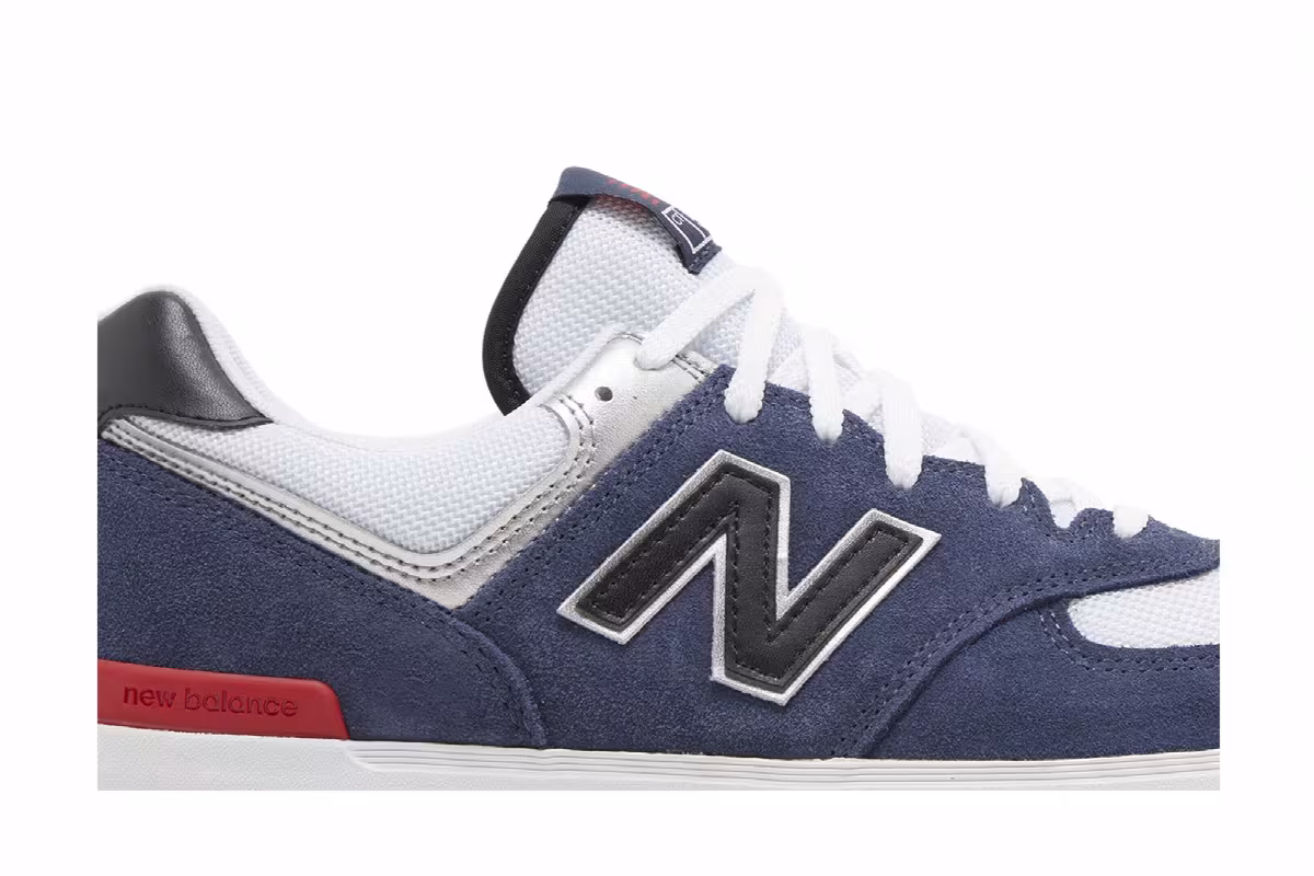 New Balance 574 Court Navy Gum, view 3