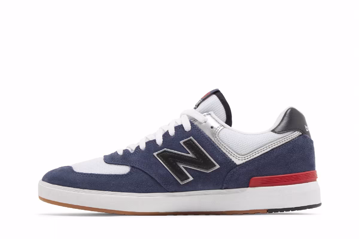 New Balance 574 Court Navy Gum, view 4