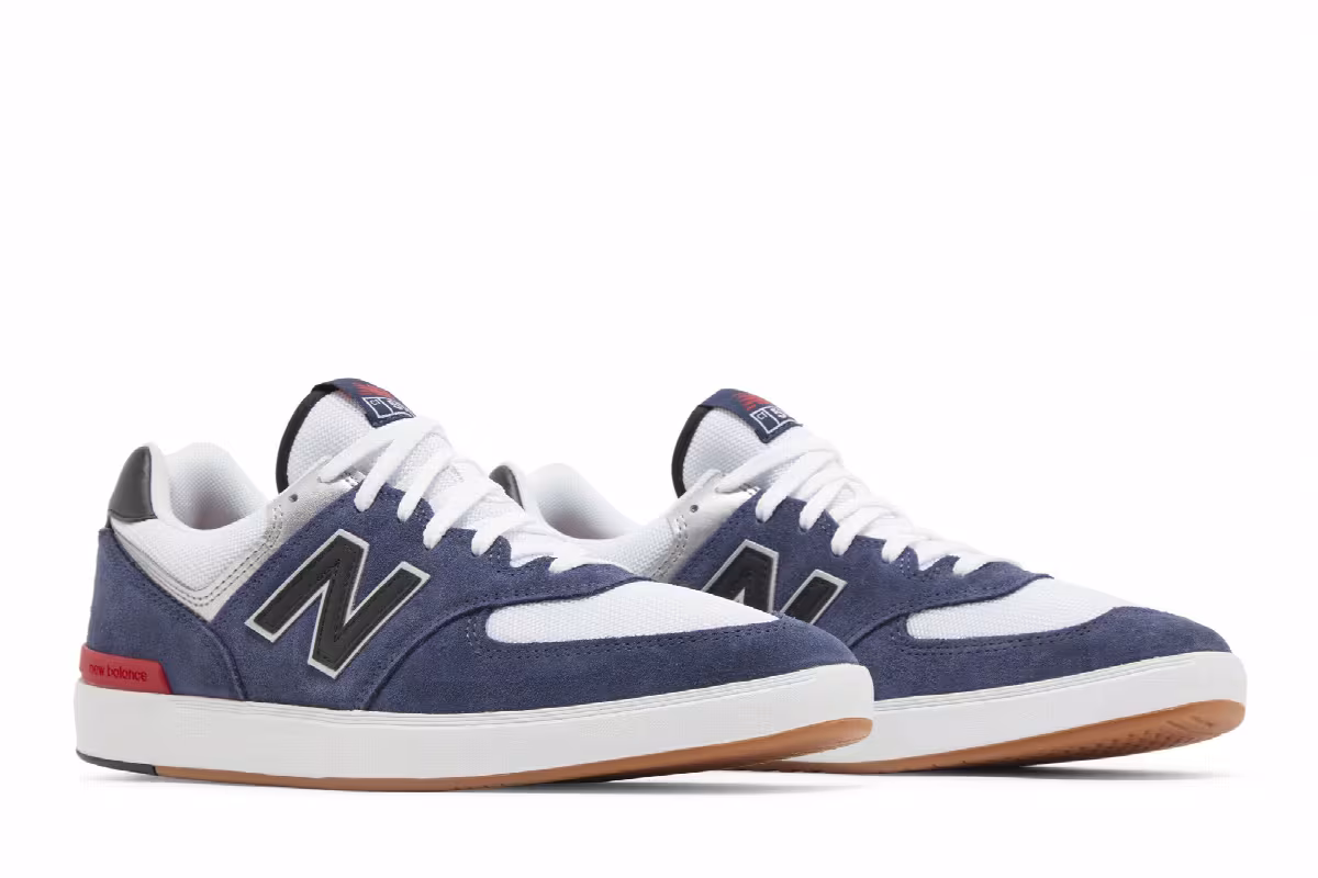 New Balance 574 Court Navy Gum, view 9