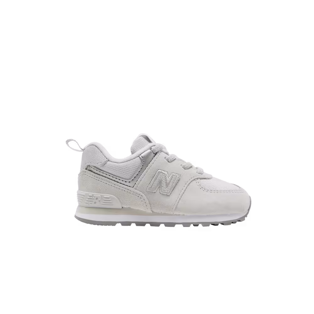 New Balance 574 Bungee Lace Toddler Wide Summer Fog