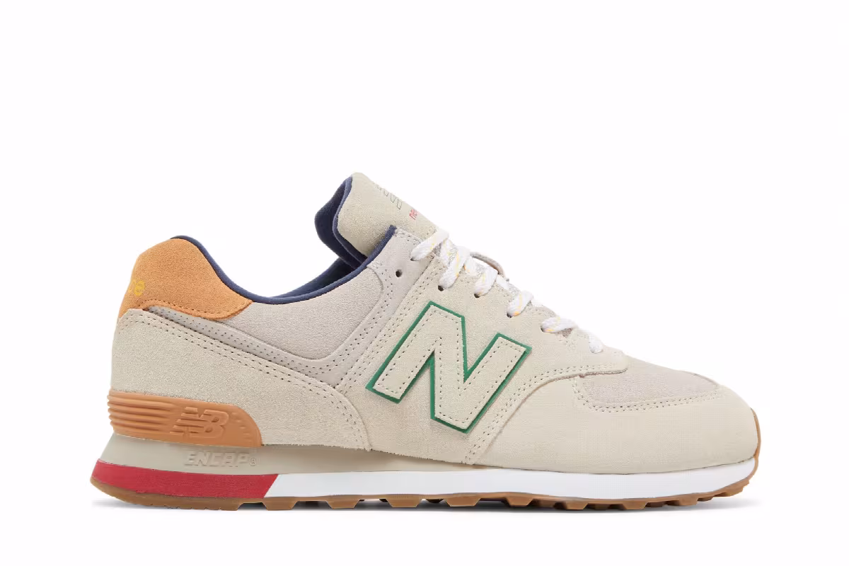 New Balance 574 Taupe Caramel, view 2