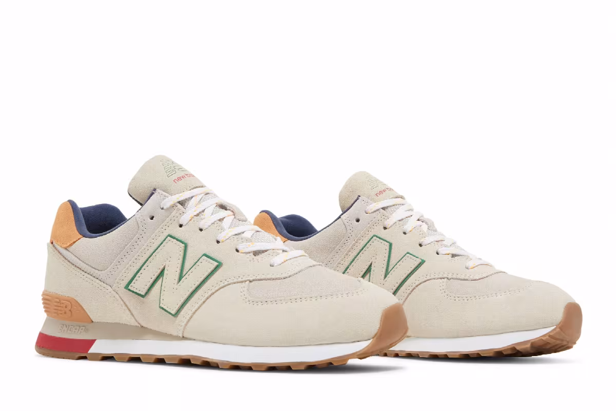 New Balance 574 Taupe Caramel, view 9