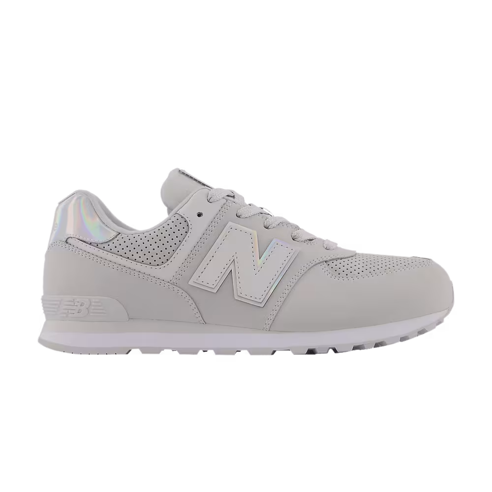 New Balance 574 Big Kid Wide Summer Fog