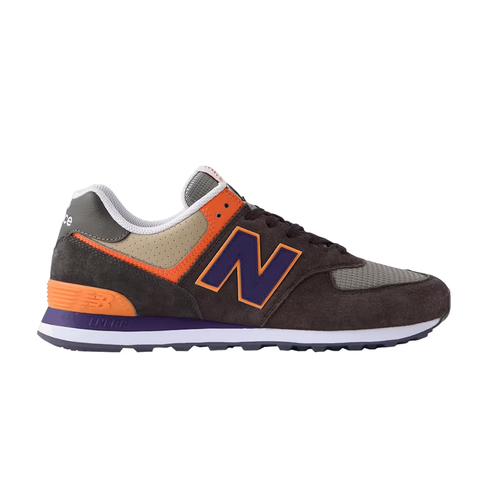 New Balance 574 Brown Beige Purple