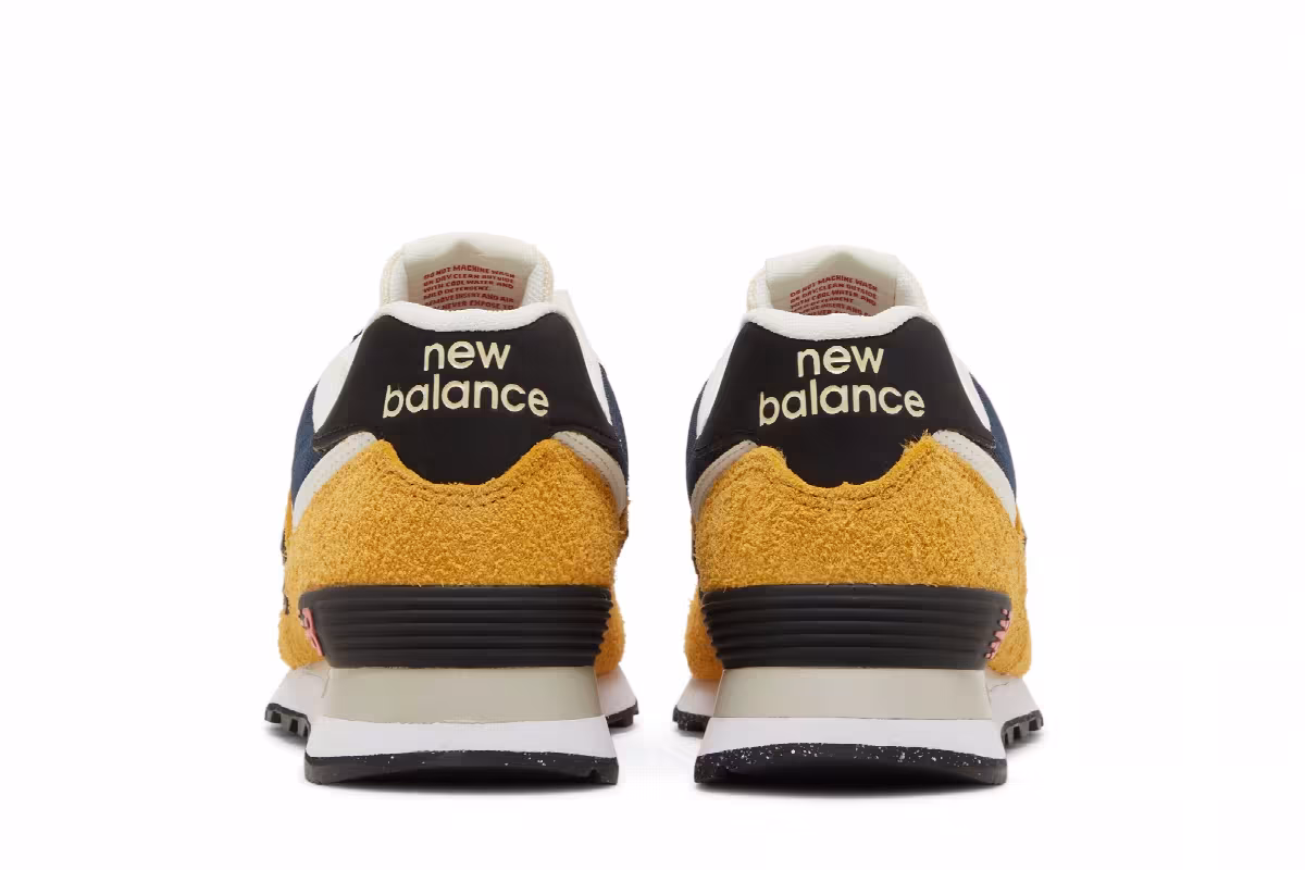 New Balance 574 Yellow Grey, view 7