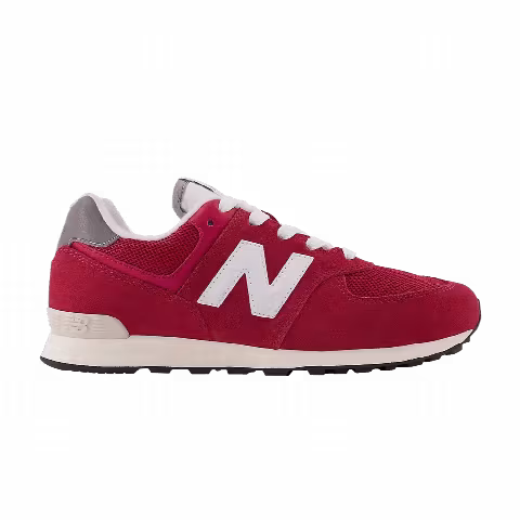 New Balance 574 Big Kid Wide 'Crimson'
