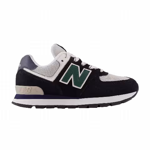 New Balance 574 Little Kid 'Black Nightwatch Green'