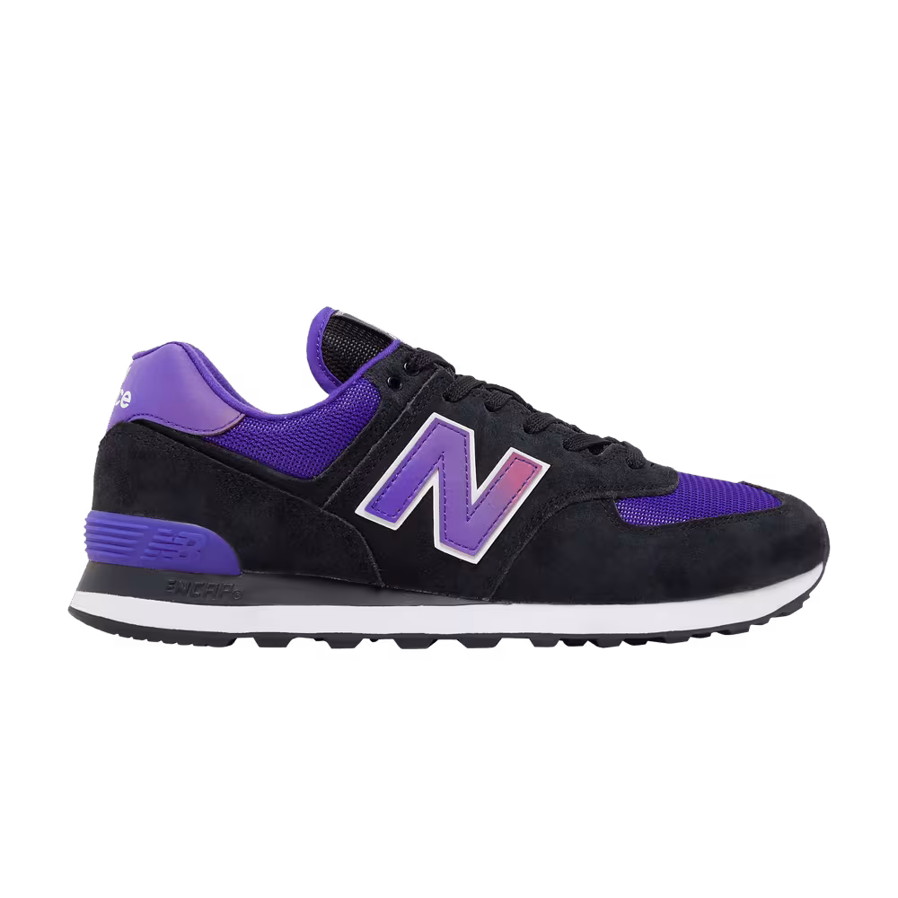 New Balance 574 Black Deep Violet