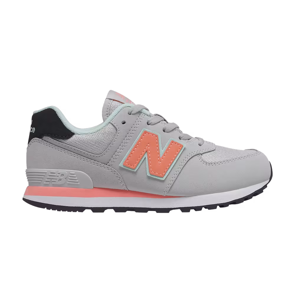 New Balance 574 Big Kid Fashion Metallic - Summer Fog Pink Min