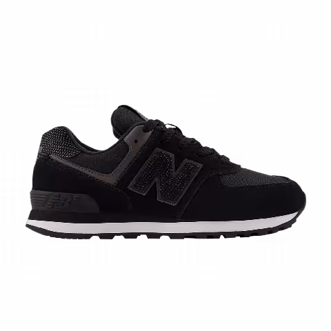 New Balance 574 Little Kid Wide 'Black Metallic'