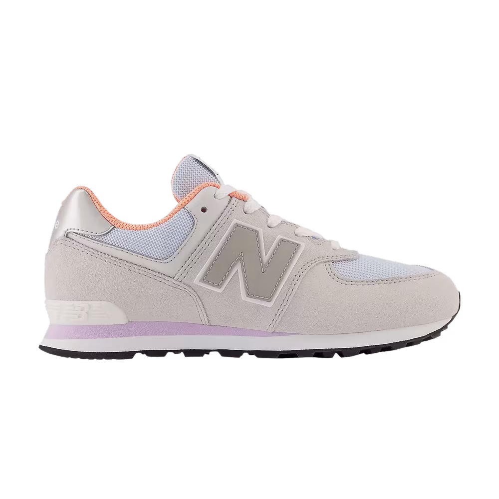 New Balance 574 Big Kid Summer Fog Cyber Lilac
