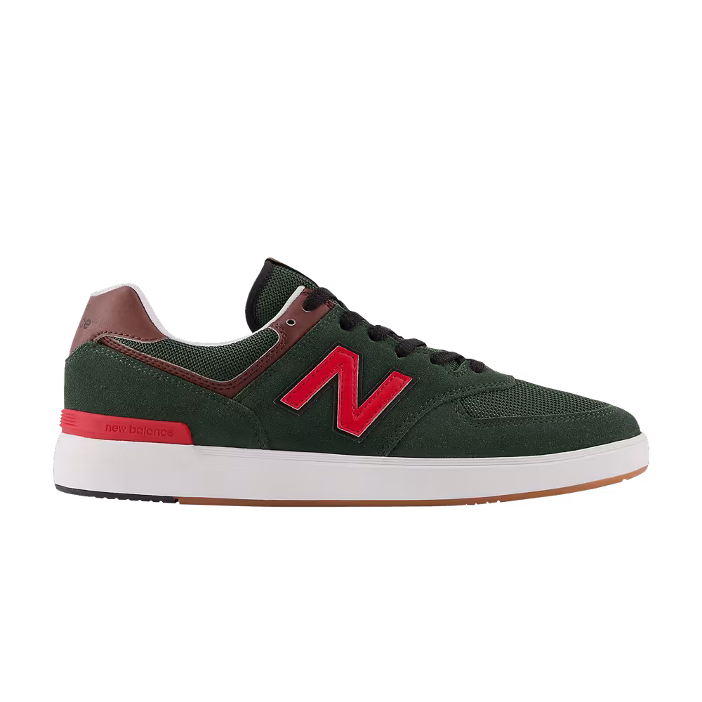 New Balance Women's 574 Court Green Neo Flame