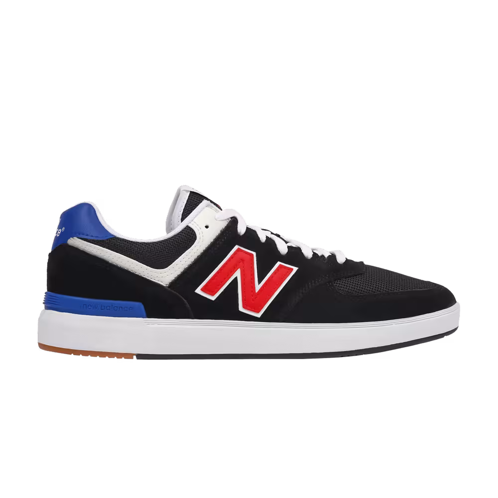New Balance 574 Court Black Red Blue