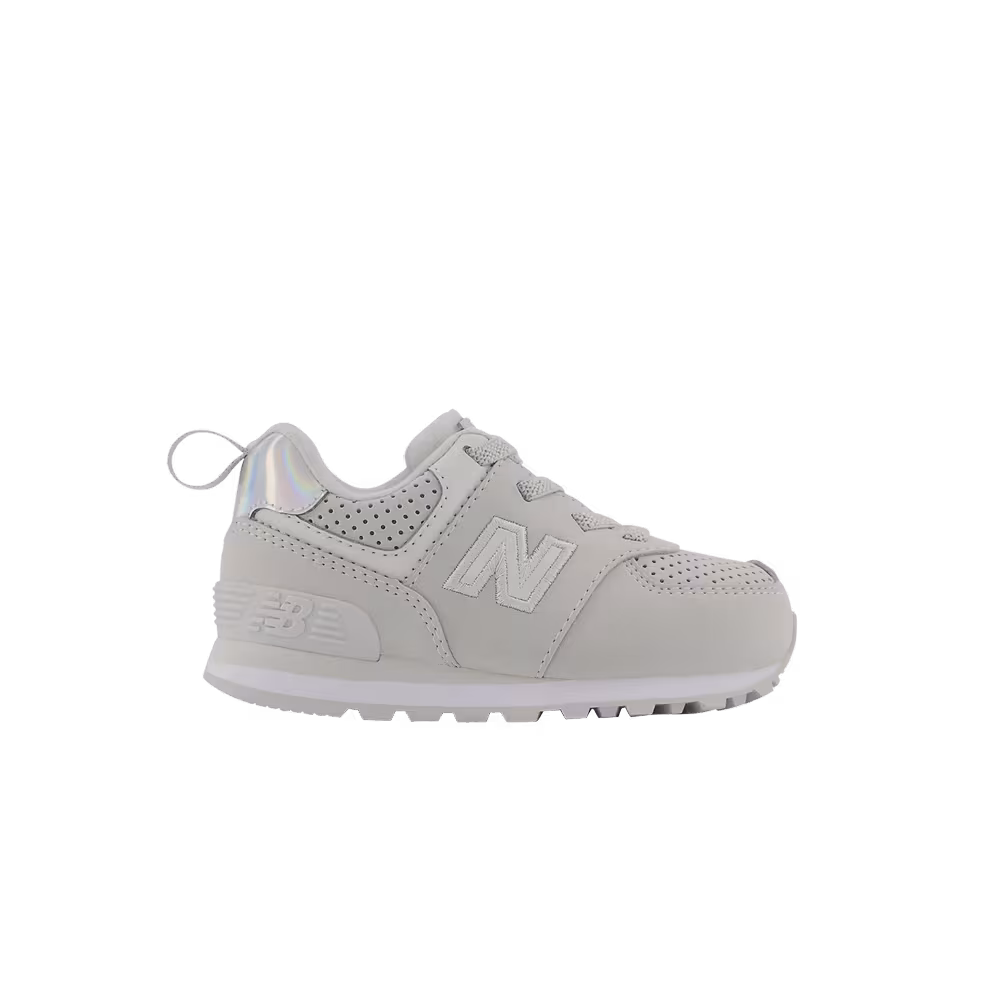 New Balance 574 Bungee Toddler Summer Fog White