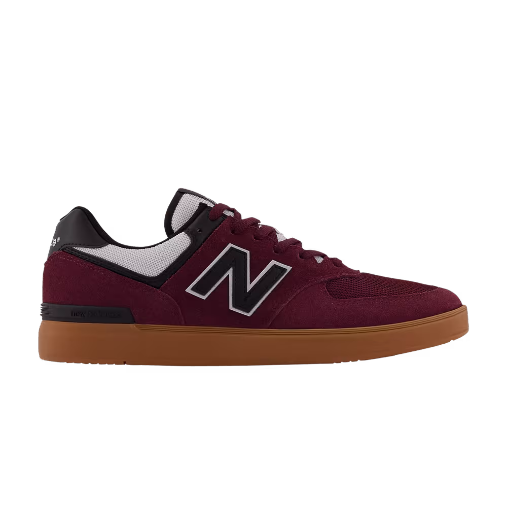 New Balance 574 Court Burgundy Gum