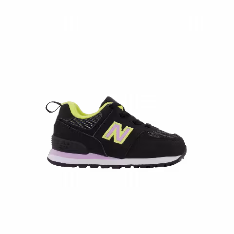 New Balance 574 Toddler 'Fashion Metallic - Black Dark Violet Glow'