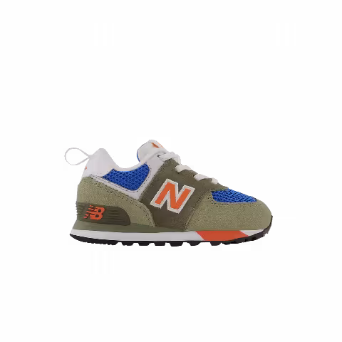 New Balance 574 Bungee Toddler Wide 'True Camo Vibrant Orange'