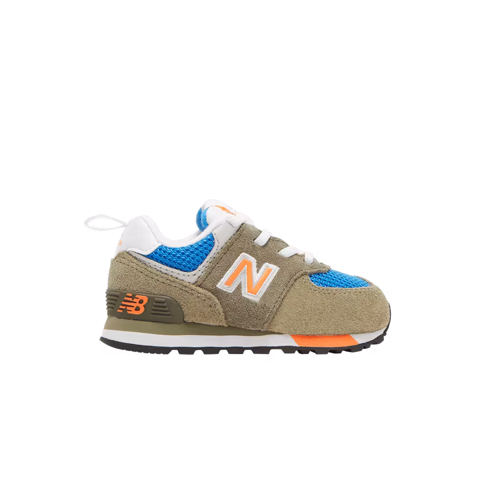New Balance 574 Bungee Toddler True Camo Vibrant Orange