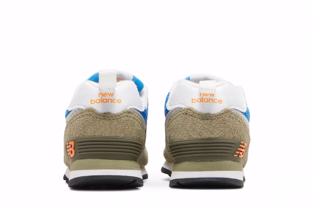 New Balance 574 Bungee Toddler True Camo Vibrant Orange, view 7