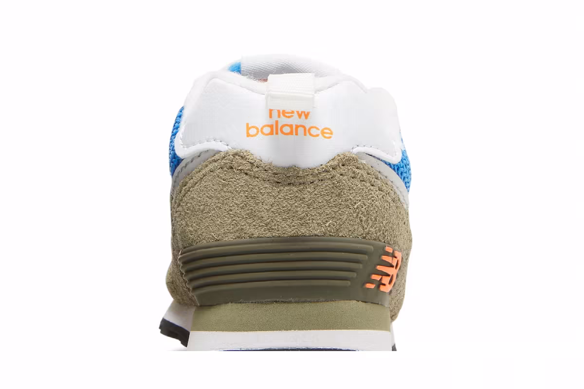 New Balance 574 Bungee Toddler True Camo Vibrant Orange, view 8