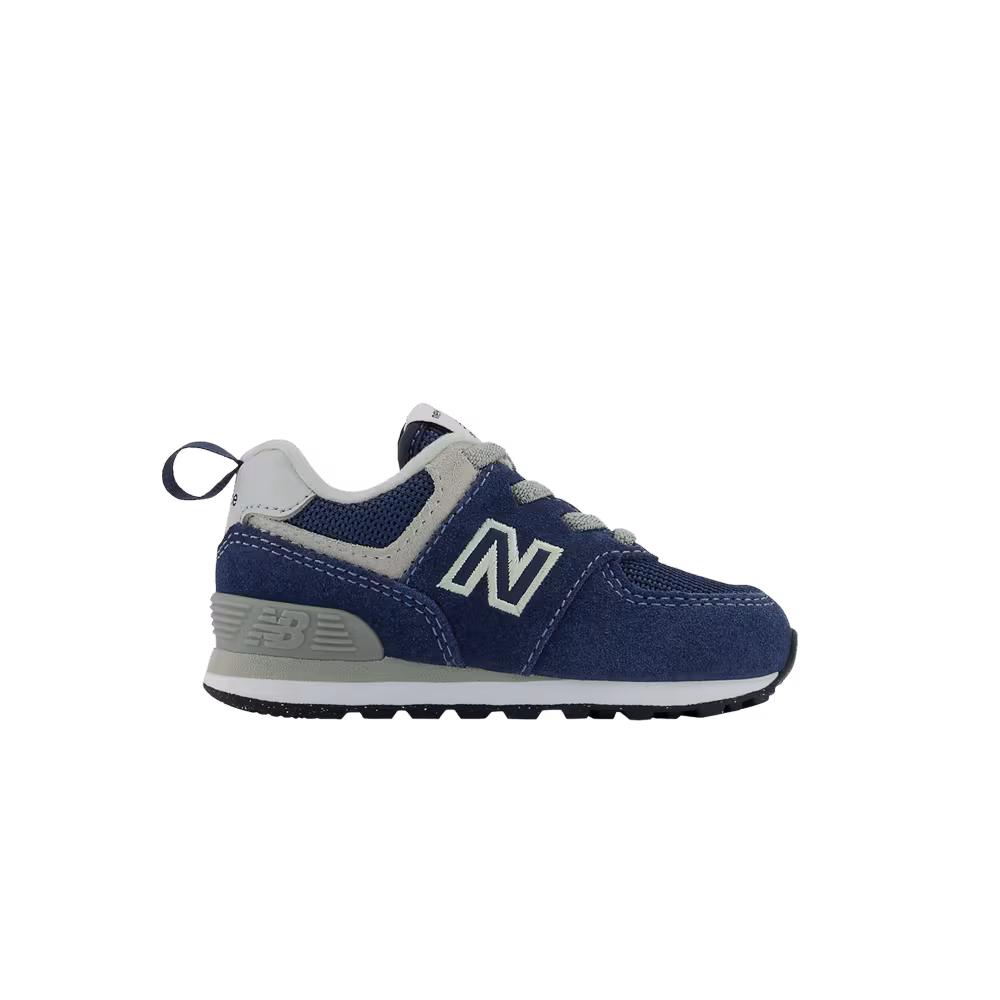 New Balance 574 Bungee Toddler Wide Core Pack - Navy