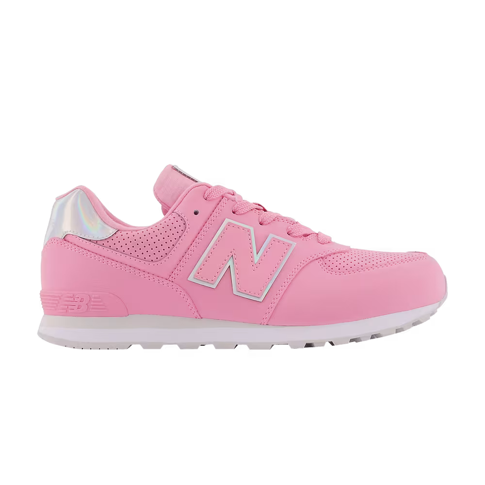 New Balance 574 Big Kid Wide Bubblegum
